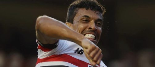 Luiz Gustavo marcou seu primeiro gol pelo Tricolor (Reprodução/Facebook/saopaulofc)