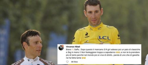 Nibali criticato su X per il post su Gaffuri: 'Prova che Strava conta più dei grandi giri'