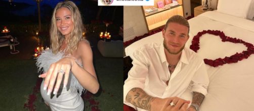 Diletta Leotta annuncia le nozze con Karius: 'Vi devo dire una cosa.. I said yes'.