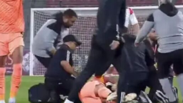 Andy Delort au sol (capture Twitter @LGDFennec)