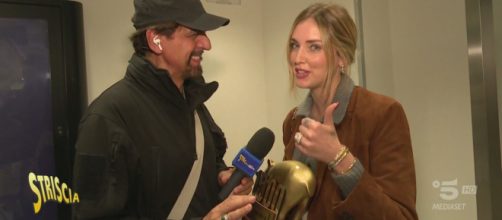 Chiara Ferragni e Valerio Staffelli - Servizio di Striscia la Notizia © Screenshot Mediaset