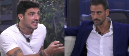 Lorenzo Spolverato e Iago Garcia (©Grande Fratello/Mediaset).