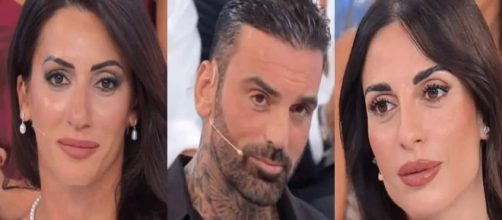 Mario Cusitore insieme a Margherita e Morena - Uomini e Donne © Mediaset