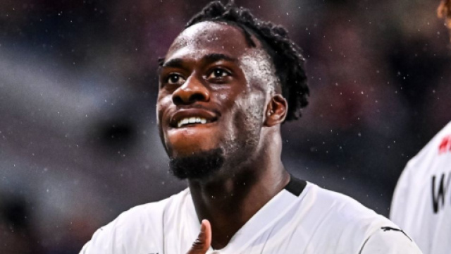 Arnauld Kalimuendo, attaccante del Rennes. Foto &copy; X/Kalimuendo