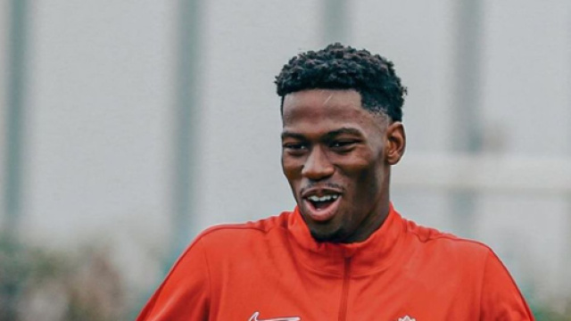 Jonathan David con la maglia della nazionale canadese &copy; Instagram