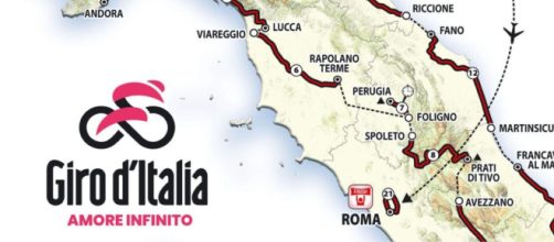 Il percorso del Giro d'Italia 2024 - © Rcs Sport.