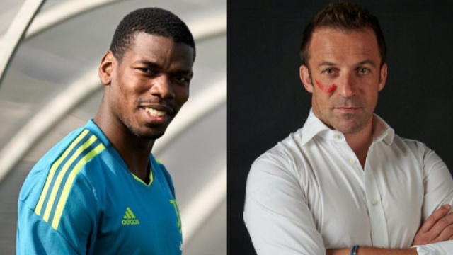 Paul Pogba e Alessandro Del Piero &copy; Instagram