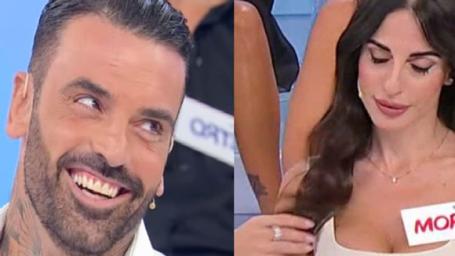 Mario Cusitore e Morena Farfante - screenshot &copy; Canale 5.