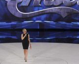 Maria De Filippi nello studio di Amici © Mediaset