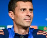 Thiago Motta durante una conferenza stampa © Juventus FC