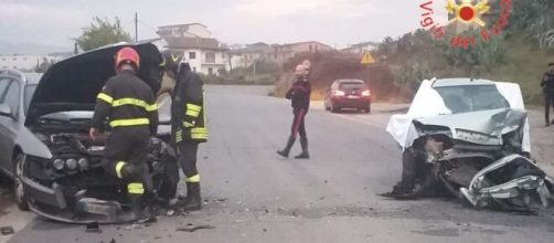 Incidente stradale mortale a Roggiano Gravina - © Vigili del Fuoco