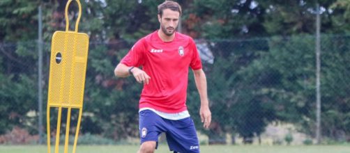 Andrea Barberis in allenamento - © Facebook / FcCrotone