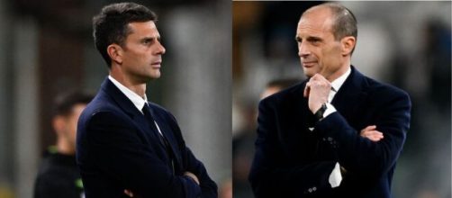 Thiago Motta e Massimiliano Allegri © Juventus FC