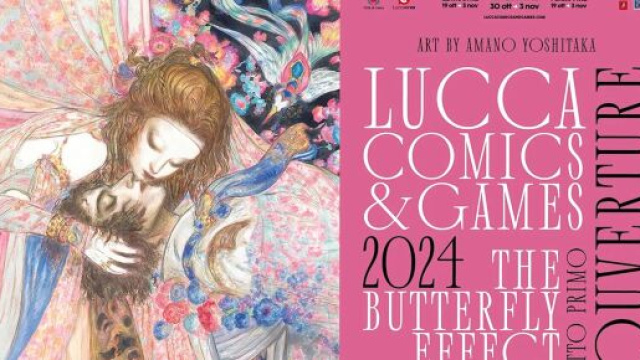 La prima delle tre locandine realizzate © Lucca Comics & Games 2024