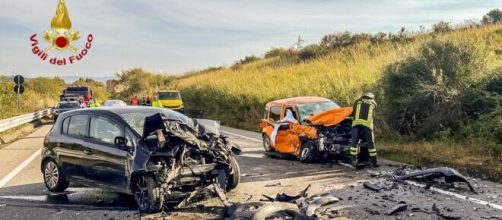 Incidente stradale sulla S.S. 283 a San Marco Argentano - © Vigili del Fuoco