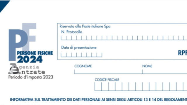 Scadenza il 31 ottobre per presenill modello Redditi PF 2024 &copy; Agenzia delle Entrate.