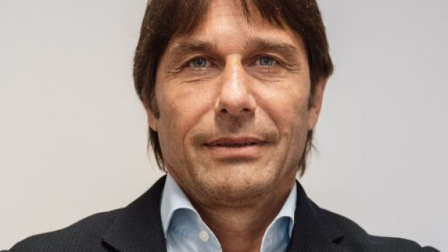 Antonio Conte, allenatore del Napoli. Foto &copy; Napoli