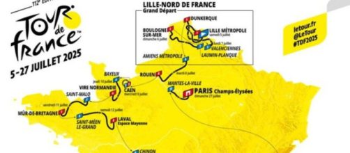 Il percorso del Tour de France 2025 - © ASO Le Tour de France.