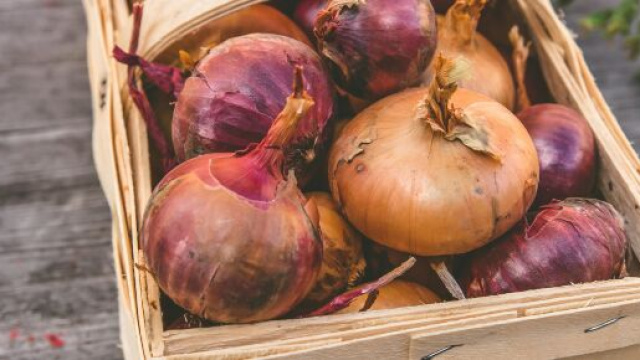 Cassetta di cipolle © Fotopexels.com