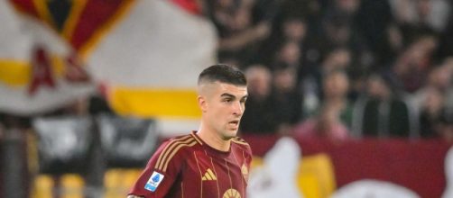 Gianluca Mancini in azione con la Roma © Profilo Facebook Roma