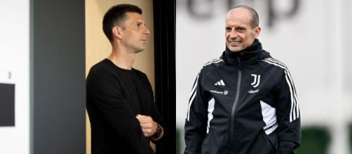 Thiago Motta e Massimiliano Allegri © Juventus FC