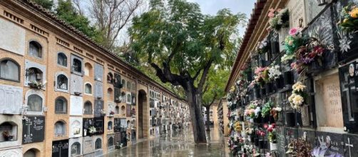 Un'immagine del cimitero di Valencia allagato. (© Sito ufficiale della comunità Valenciana).