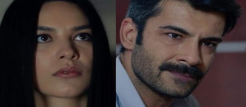 Hazal Filiz Küçükköse (Zeynep) e Ruzgar Aksoy (Tarik) in una scena - Screenshot © Endless Love.