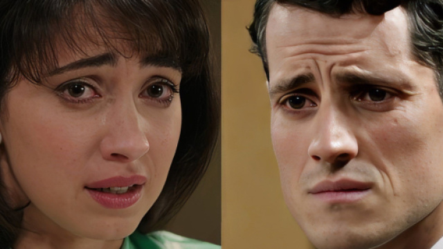 Elvira Gallo e Salvatore Amato - screenshot © Rai 1.
