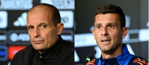 Massimiliamo Allegri e Thiago Motta, allenatore della Juventus. © Juventus FC