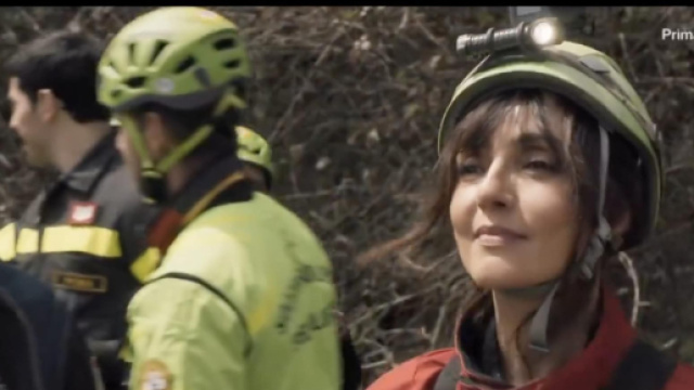 In foto Ambra Angiolini, screenshot &copy; Rai 1.