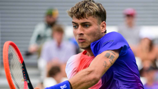 Flavio Cobolli durante un match &copy; Instagram