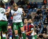 Un momento di gioco della gara tra Crotone e Avellino - © Lega-Pro.Com