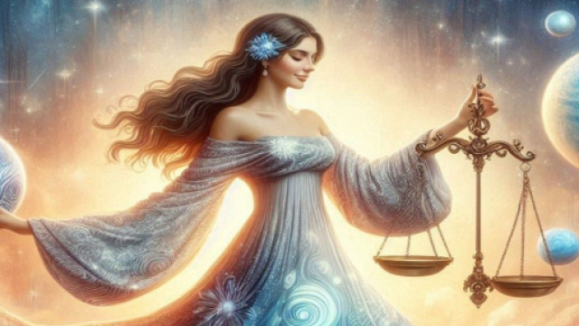 Segno della Bilancia generato con © AI Copilot.