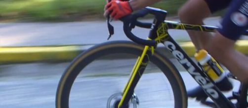 La bici di Marianne Vos ai Mondiali gravel - Screenshot © Eurosport