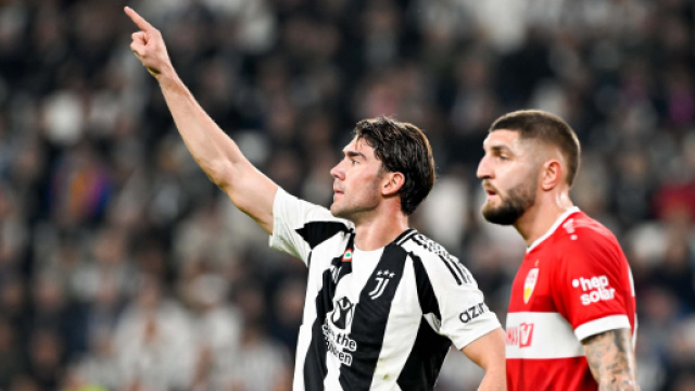 Dusan Vlahovic, attaccante della Juventus. Foto &copy; Juventus FC