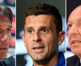 Antonio Conte, Thiago Motta e Giuseppe Marotta © Juventus FC/SSC Napoli/FC Inter