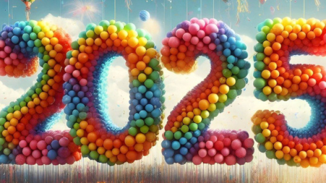 Fantasia di colori per l'anno 2025 - &copy; Pixabay.