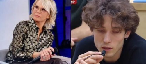 In foto Maria De Filippi e Diego Lazzari © Mediaset