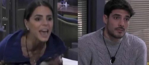 Shaila Gatta e Lorenzo Spolverato (©Grande Fratello/Mediaset).