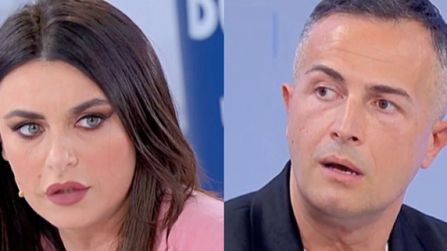 Gloria Nicoletti e Riccardo Guarnieri - screenshot &copy; Canale 5.
