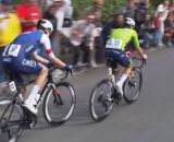 Tadej Pogacar e Pavel Sivakov ai Mondiali di ciclismo - Screenshot © Eurosport