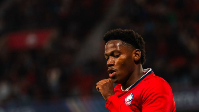 Davide mentre gioca con il Lille &copy; profilo pagina Facebook