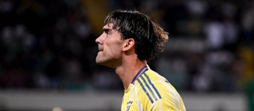 Dusan Vlahovic, attaccante Juventus ©️ foto presa da profilo X Juventus