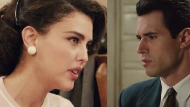 In foto Maria e Matteo de Il Paradiso delle signore (screenshot &copy; Rai 1)