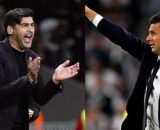 Paulo Fonseca, allenatore del Milan. Foto © Milan. Thiago Motta, allenatore della Juventus. Foto © Juventus