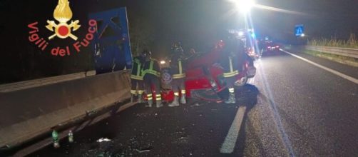 Incidente sulla S.S. 280 - © Vigili del Fuoco