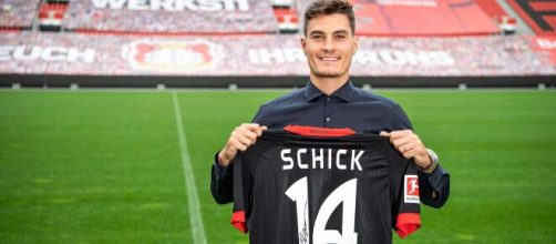 Patrik Schick, attaccante del Bayer Leverkusen che piace alla Juventus © Facebook