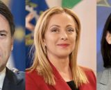 Giuseppe Conte, Giorgia Meloni e Elly Schlein (© Wikipedia common )