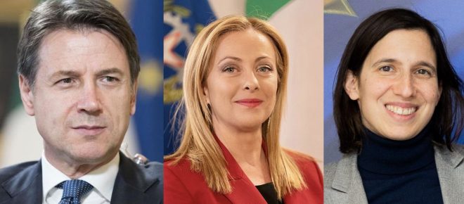 Sondaggi politici: centrodestra e centrosinistra appaiati, FdI in lieve calo, cresce il PD