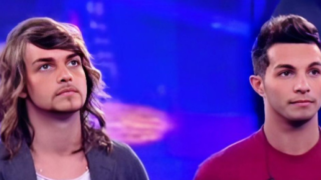 Valerio Scanu e Marco Carta - screenshot &copy; Canale 5